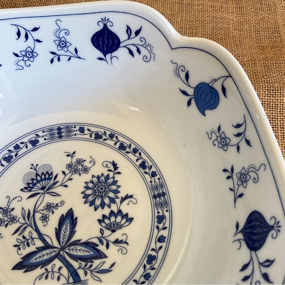 SMCS Porzellanfabrik Tirschenreuth Bavaria Blue Onion Serving Bowl - Picture 3 of 7